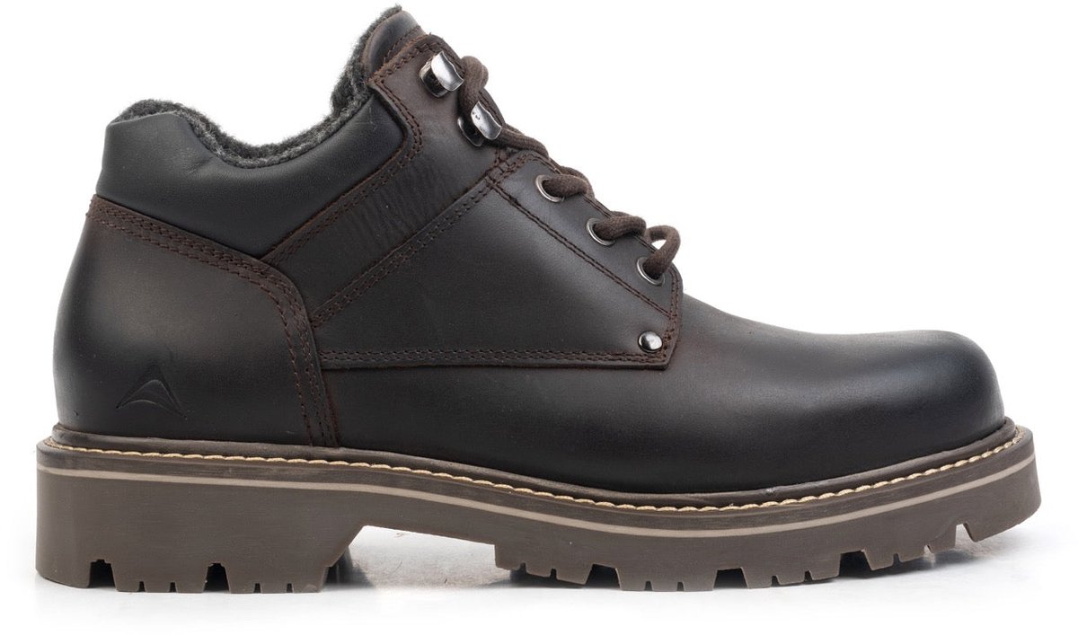 Nordland new thunder ankle boots heren donkerbruin waxed leer