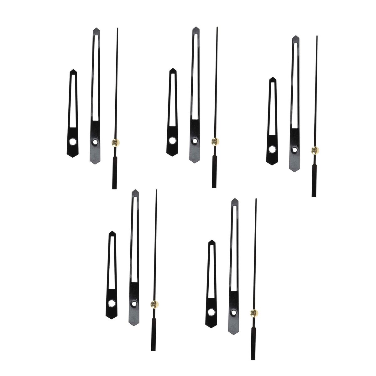 Dailygoods - Set van 5 Horlogebandjes en Klokhanden voor Doe-Het-Zelf Horloges
