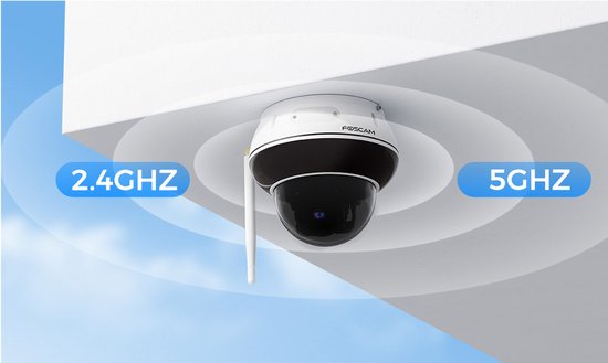 Foscam D8T, 4K/8MP vandalismebestendige WiFi PT buitencamera Wit van Foscam — afbeelding 3