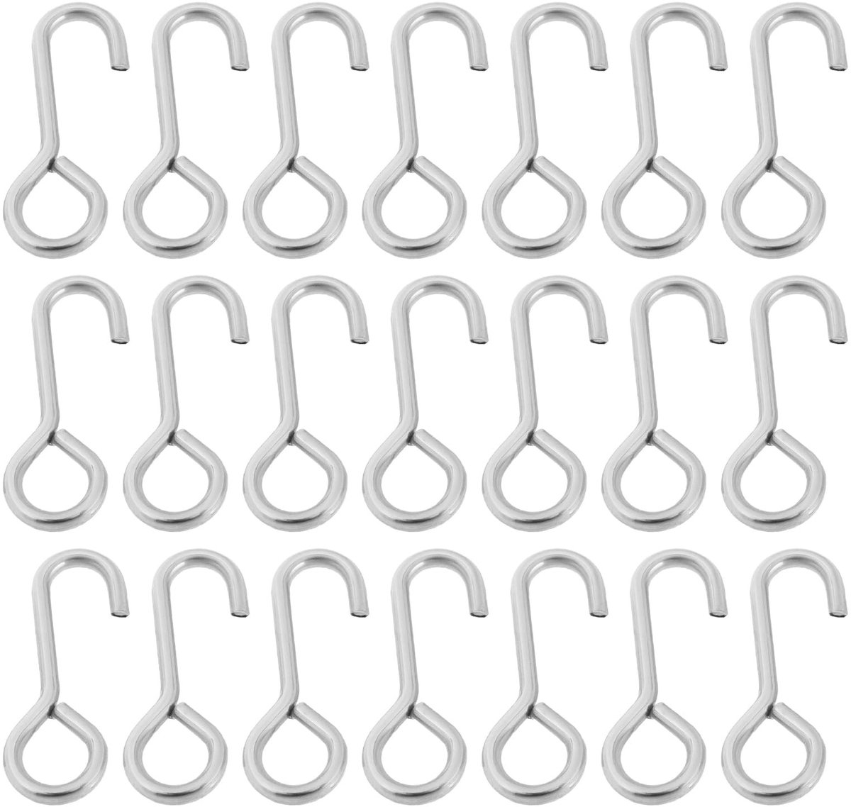 Dailygoods- Bottom Clips Duurzaam RVS - 100 Stuks - 15mm Lengte - 5mm Haak - 1mm Draad - Zwakke Koppelontgrendelingsclip - Visclips