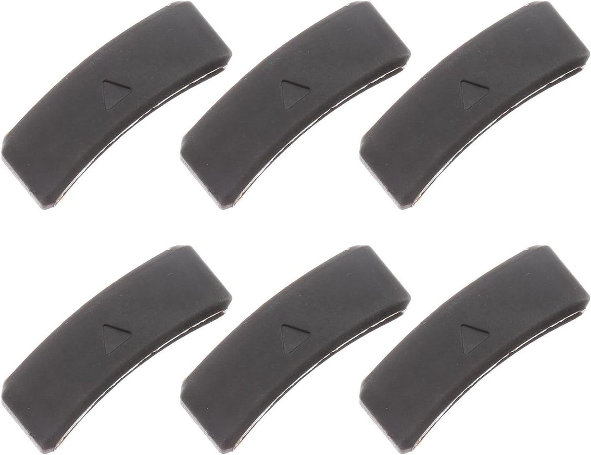 Horlogeband Houders - Siliconen Ringen - Sport Activiteit - Antislip Ontwerp - 6 Stuks - Zwart