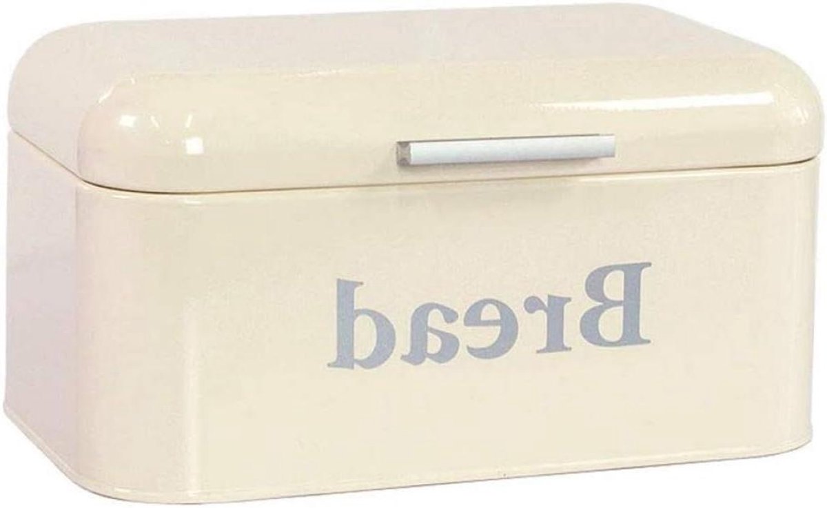 Broodtrommel - Opslagcontainer - Keuken Organisatie - Grote Capaciteit - 30 cm Breed - Wit