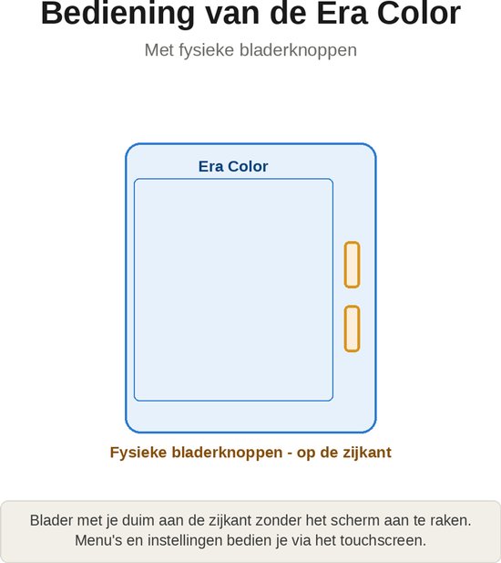 PocketBook Era Color + Zwart Hoesje - Flip Cover - Voordeelbundel van Merkloos — afbeelding 2