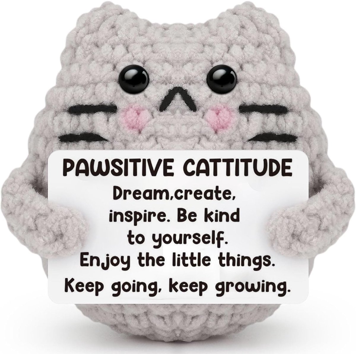 Dailygoods - Gehaakte Kat voor Emotionele Ondersteuning en Decoratie