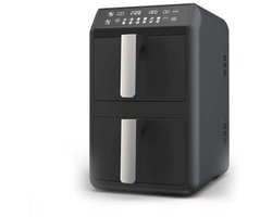 Maestro MR-761 Serie - Dubbele Heteluchtfriteuse - 2400W - 2x5L - Zwart
