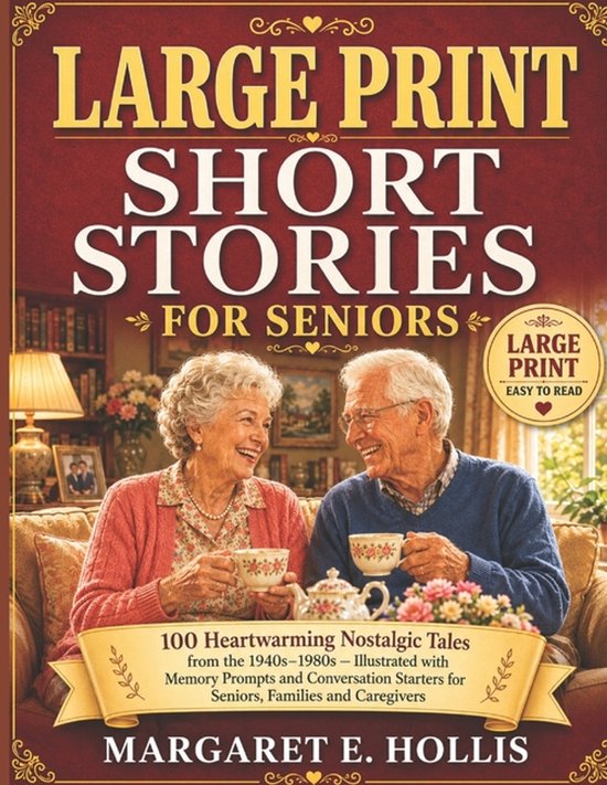 Large Print Short Stories For Seniors - cover