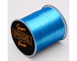 IPEXNL Super Power Nylon Vislijn 500m – Blauw – 0.32mm – Trekkracht 10.5kg – Sterke Visdraad voor Zoet- en Zoutwater