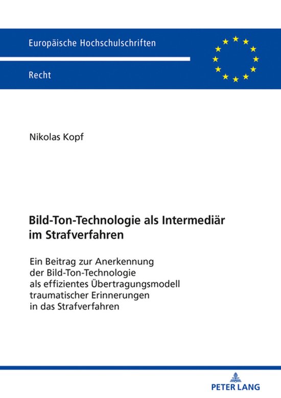 Europaeische Hochschulschriften Recht 6140 - Bild-Ton-Techno ... - cover