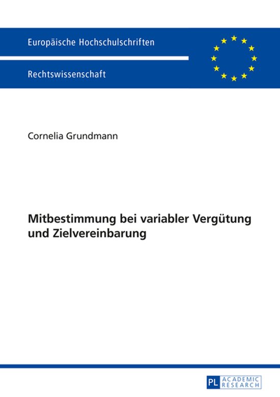 Europaeische Hochschulschriften Recht 5702 - Mitbestimmung b ... - cover