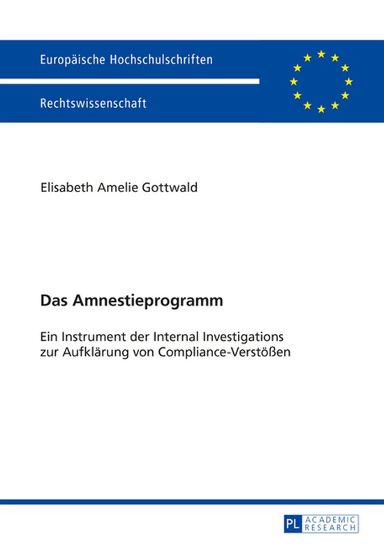 Europaeische Hochschulschriften Recht 5656 - Das Amnestiepro ... - cover