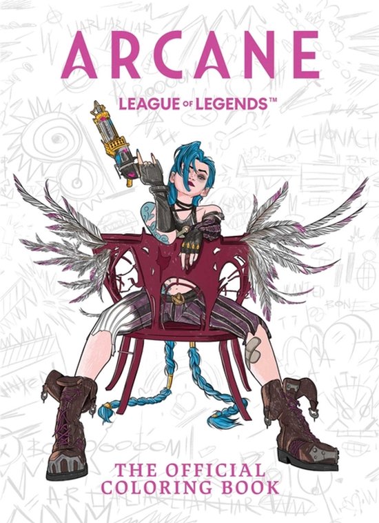 League of Legends- Arcane: The Official Coloring Book - cover