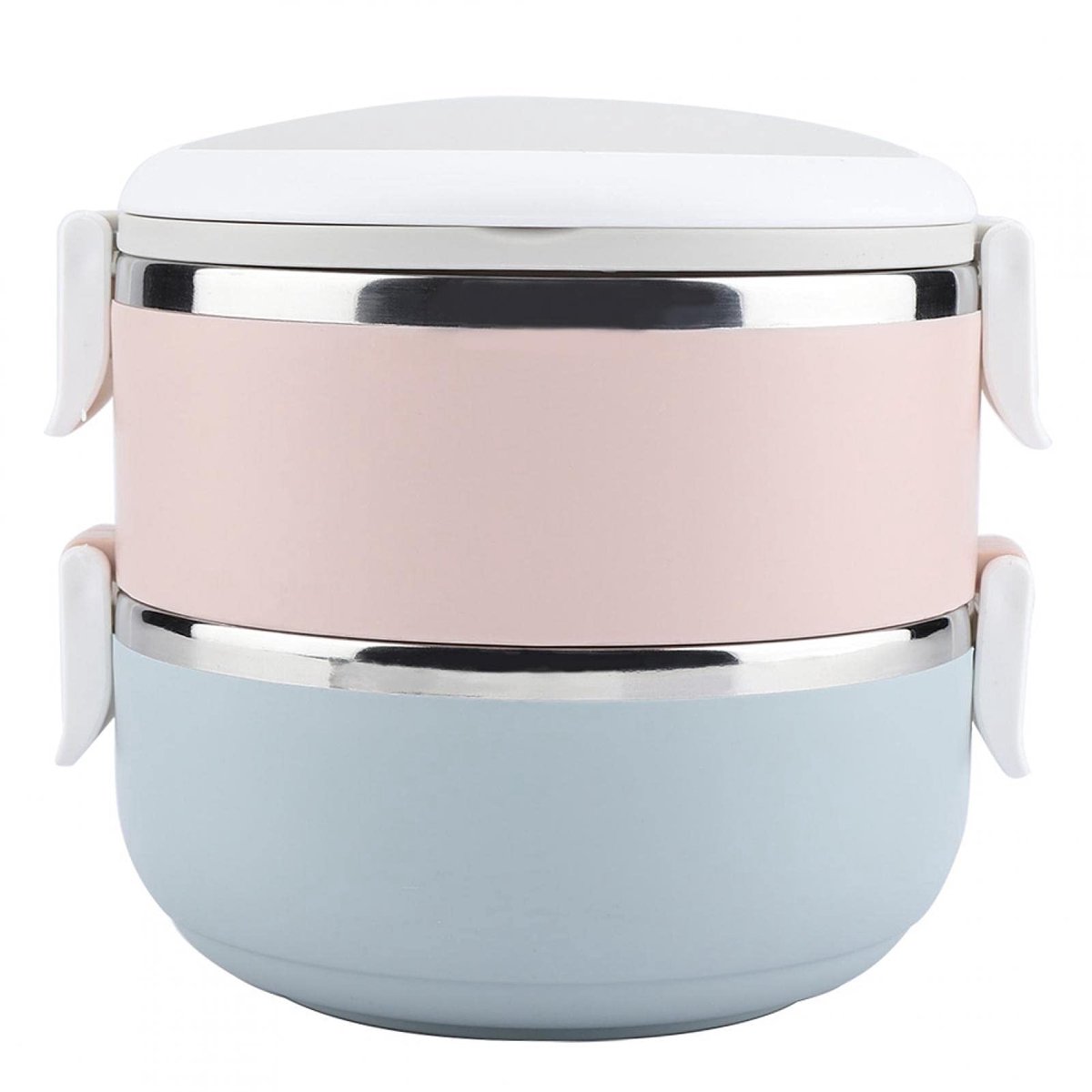 Dailygoods- Lunchbox 1400 ml - Thermische Voedselcontainer - Draagbare Bentobox - Lekvrije - Stapelbaar - Houdt Voedsel Warm/Koud