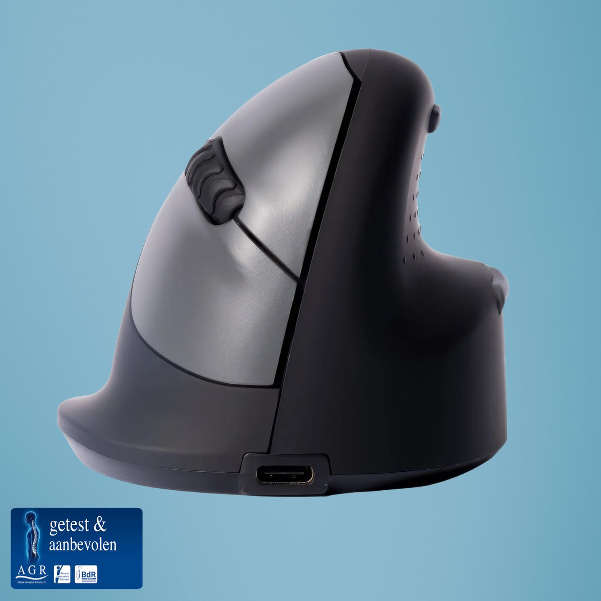 R-Go HE - Ergonomische Verticale Muis - Bluetooth - Draadloos