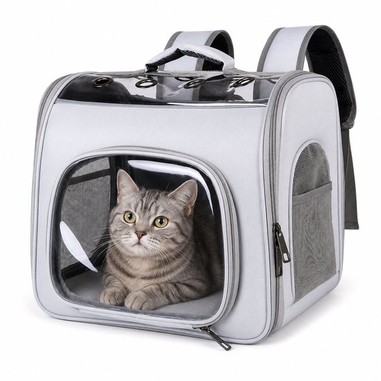 Sac à dos pour animaux de compagnie - Sac de transport pour Chats et petits Chiens - Respirant, durable et confortable - Max 10 kg - Max 10 kg - Klein Animaux