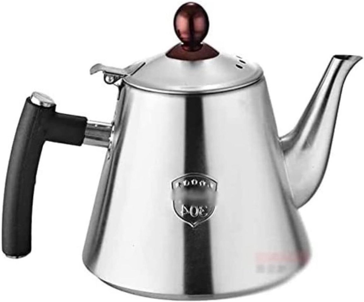Waterkoker RVS - Theepot Kookpan - Water Koken - Anti-hitte Handvat - 1.2 Liter - Blauw