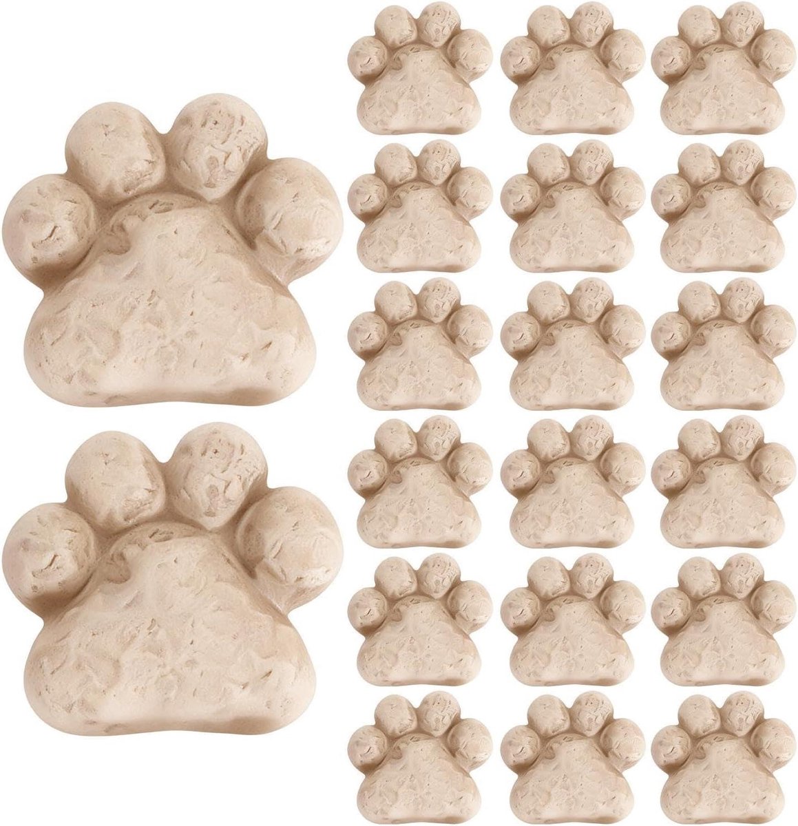 Decoratieve Stenen - Tuin Decoratie - Bloembed Verfraaien - Weerbestendig Hars Materiaal - 20 Stuks - Multicolor