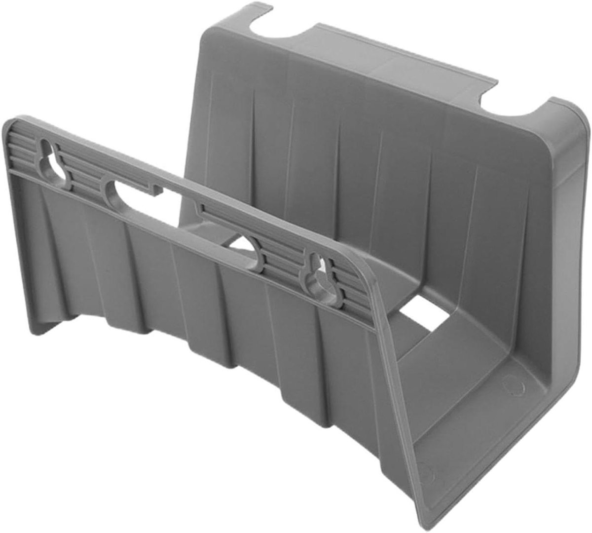 Tuinslanghouder Wandmontage - Slangrek Buiten - Tuin Organiseren - Weerbestendig PP Materiaal - 23 x 16 x 14 cm - Grijs