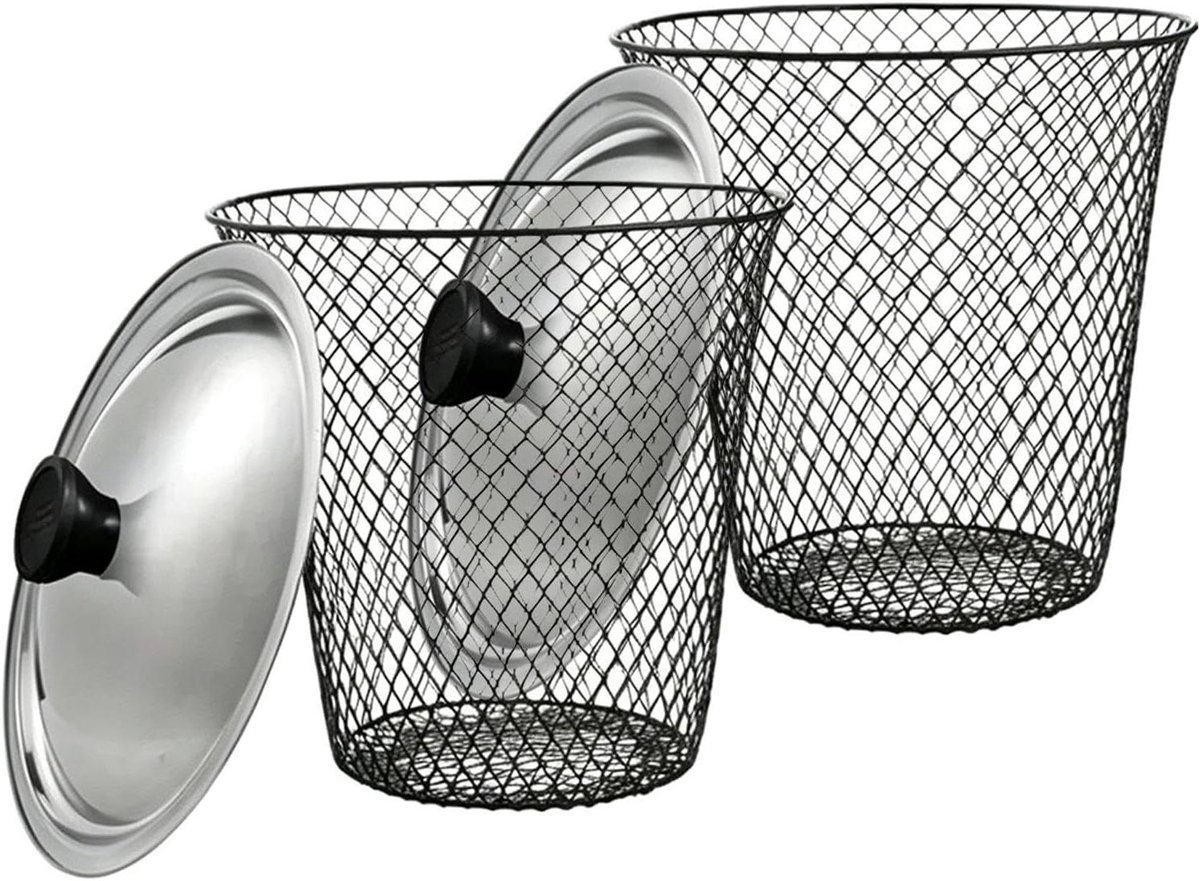 Wormcomposters Set - Bodem Composter - Tuinafval Verwerken - Ondergronds Ontwerp - 2 Stuks 24 cm - Meerkleurig