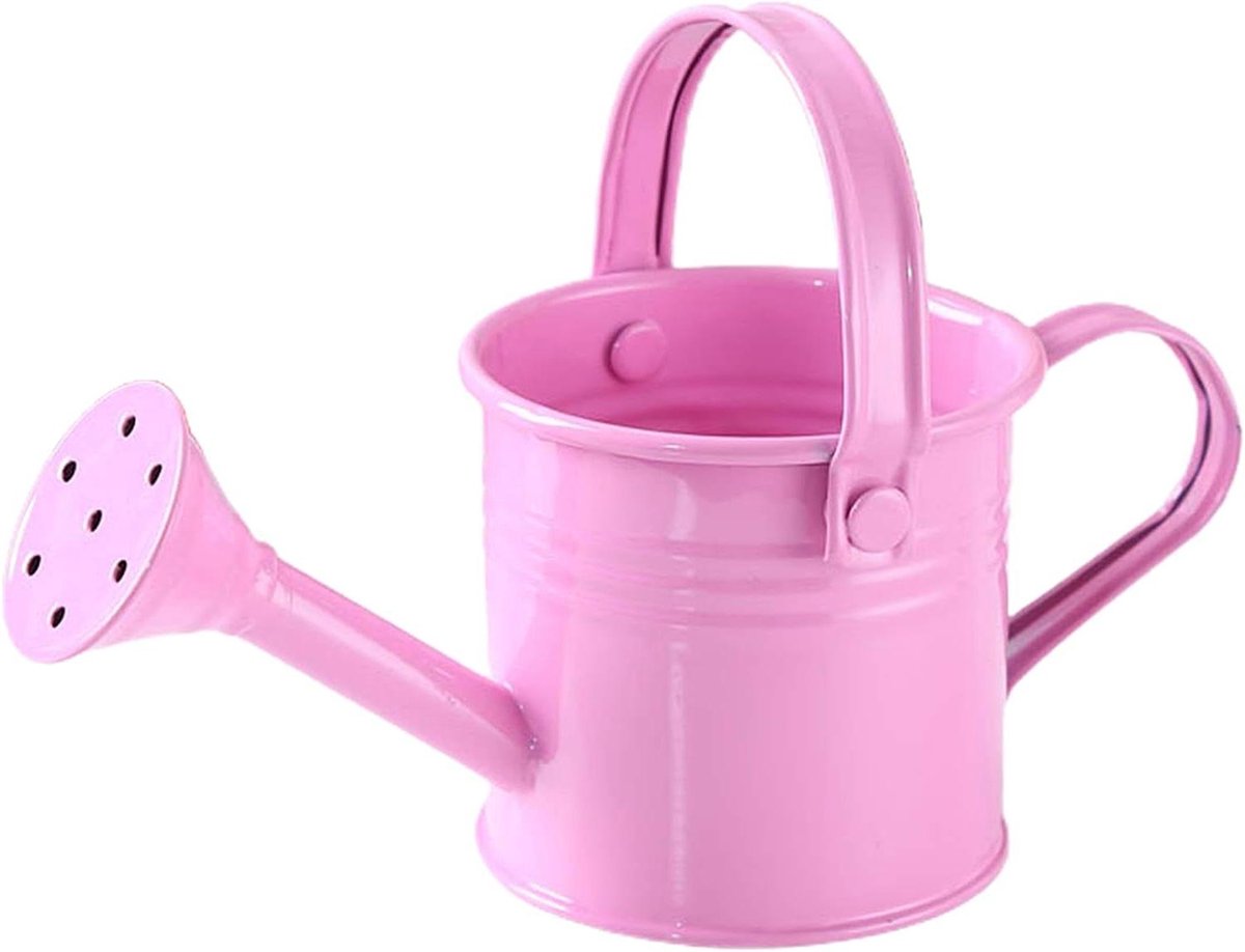 Mini gieter - Kleine gietpot - Planten water geven - Anti-roest metaal - 12.5 cm - Roze