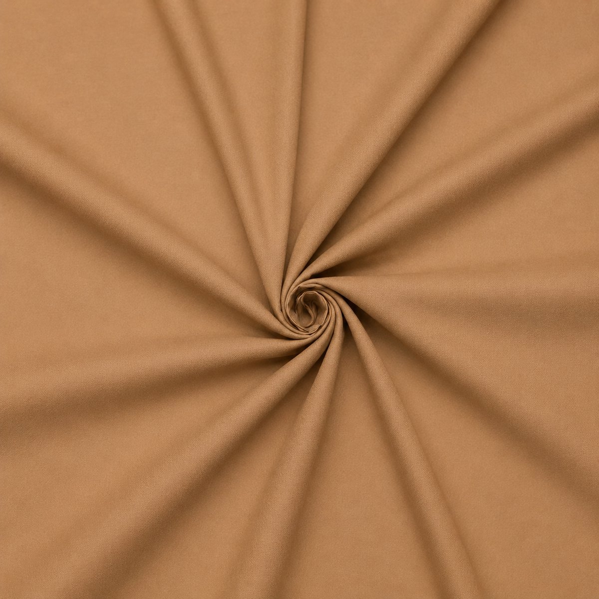 Poplin Katoen Effen Licht Camel Bruin - 100% Katoen - 145 cm Breed - Oeko-Tex - Geweven Katoenstof - 120 gr/m²