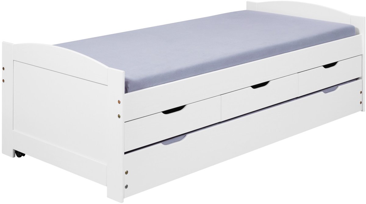 Interlink SAS Ulli - Bed - 98x205 cm - Wit