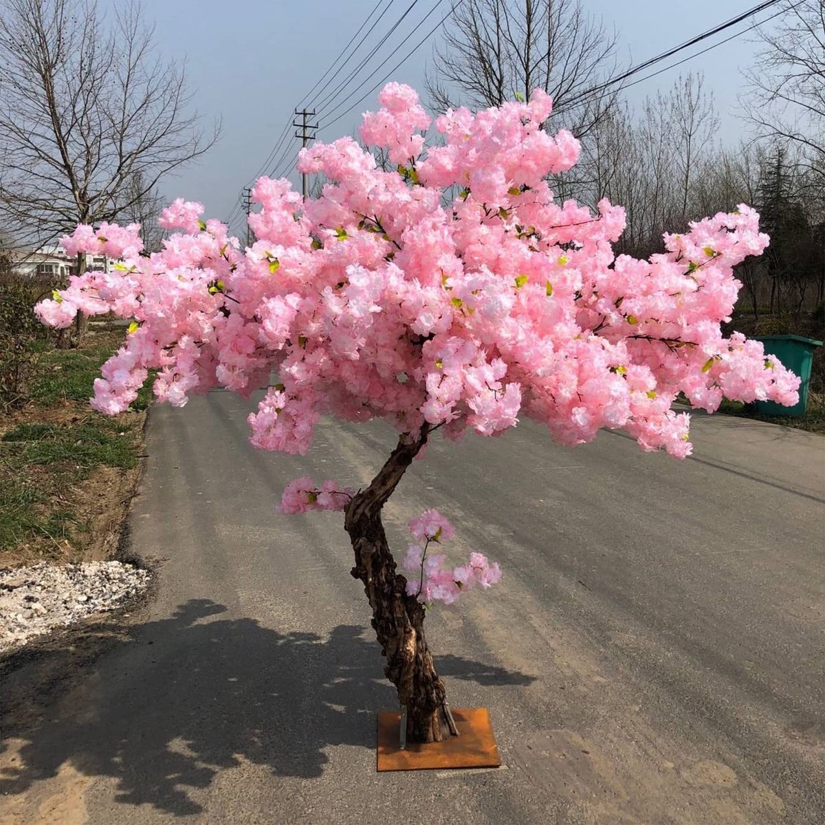 Kunstmatige Kersentak - Decoratie voor Binnen - 150 cm - Roze
