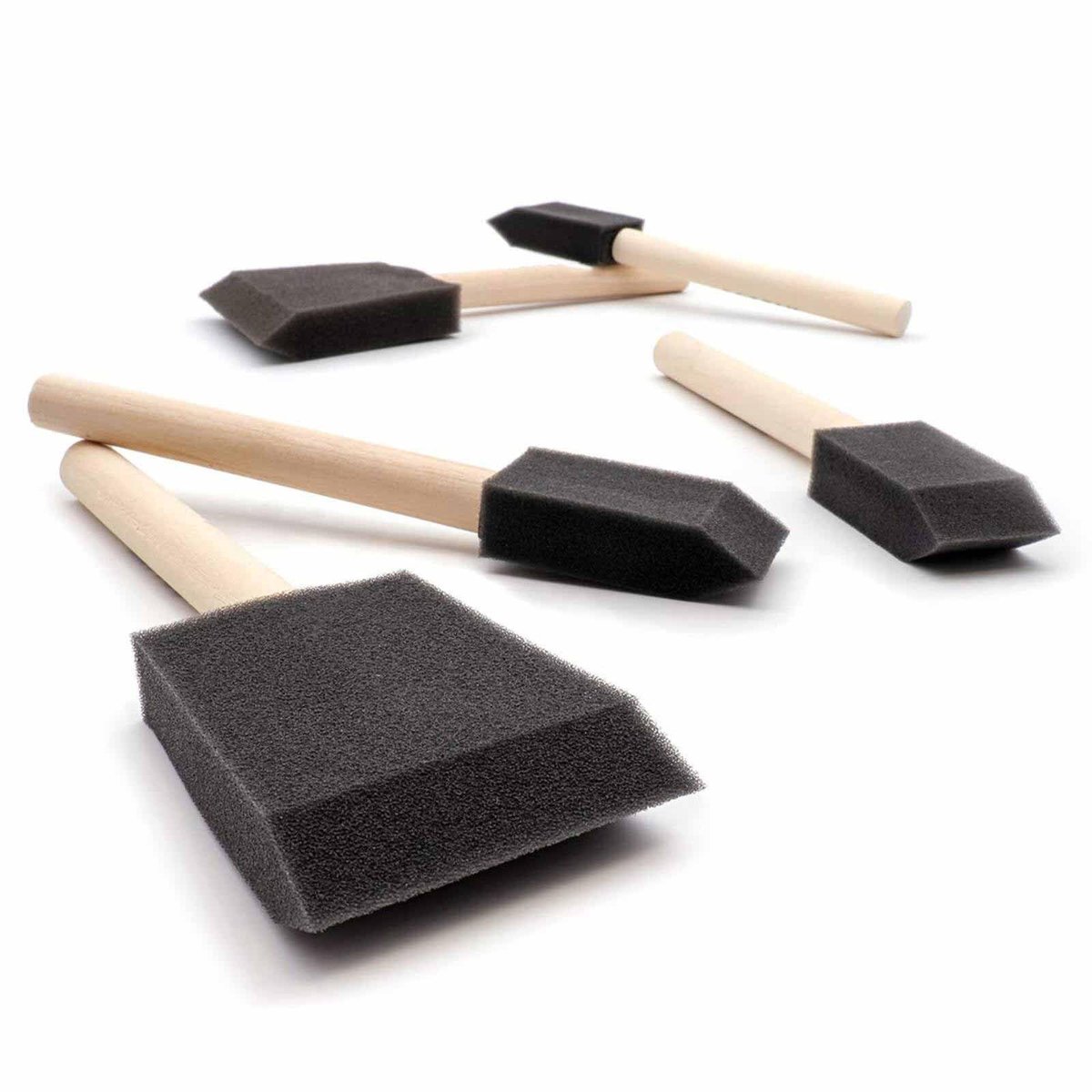 Polyfoam Kwastenset - 5 Stuks voor Verf en Lijm