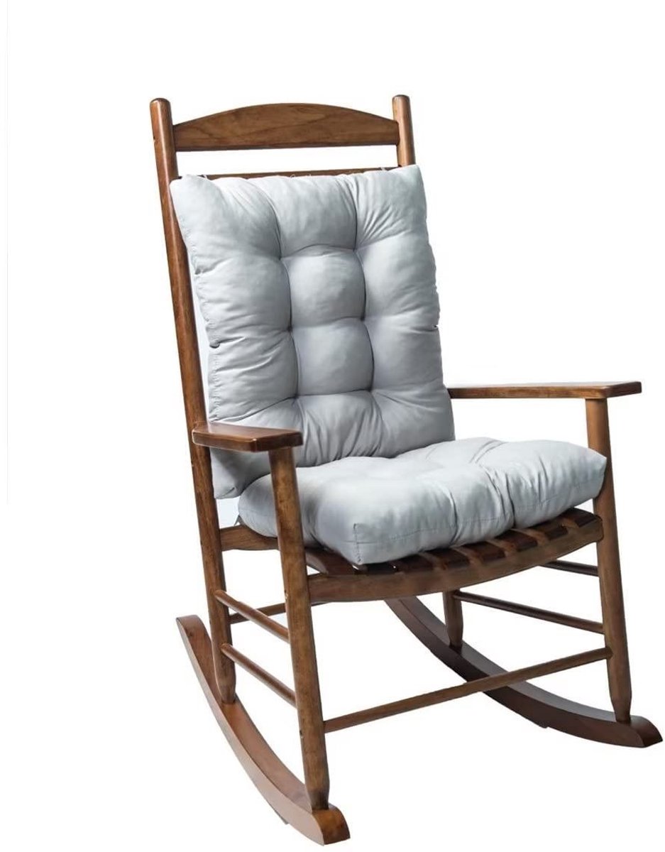 Zitkussen set van 2 - Geschikt voor binnen en buiten - Grijs 43 x 43 cm en 43 x 53 cm