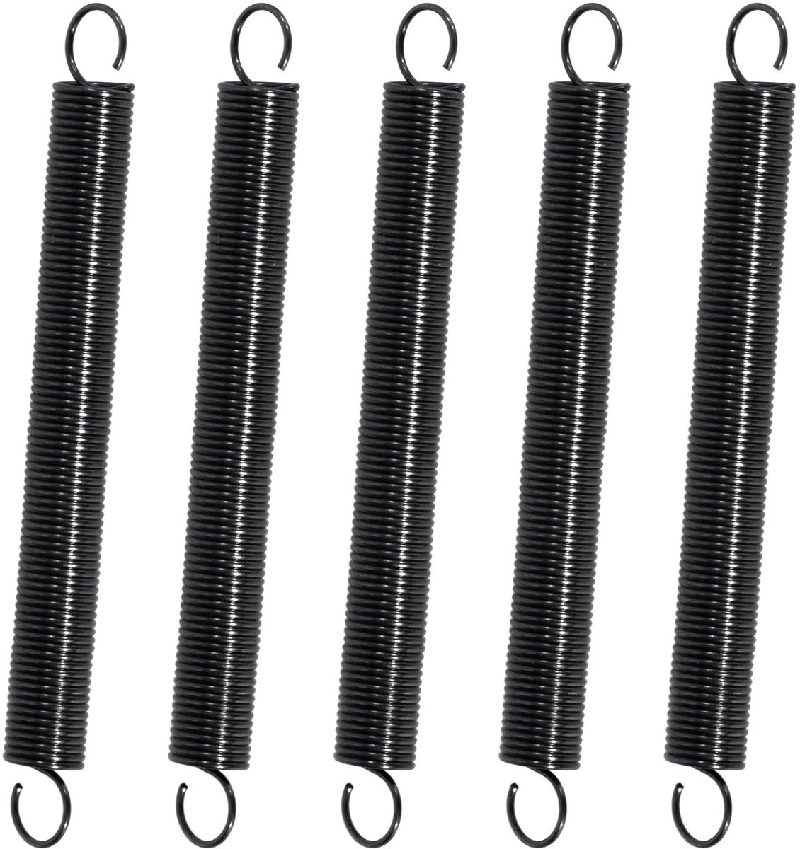 Tension Springs 40 mm met Haakjes - Piano Draadveren, Draaddiameter 0.4 mm, Buiten diameter 4 mm, Sterkte 0.3 kg, Verpakking van 20 Stuks, Ideaal voor Klussen en DIY Projecten