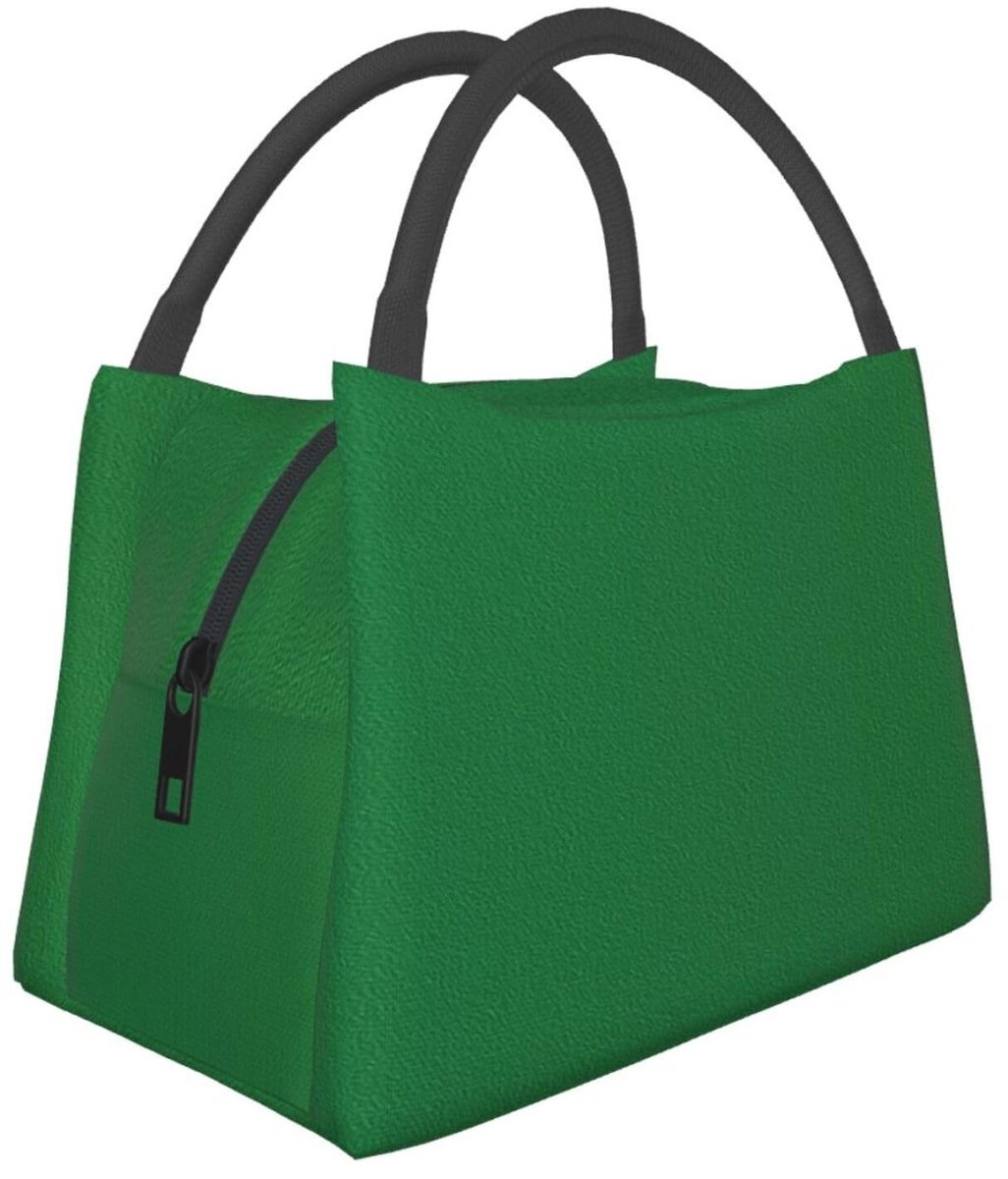 Opvouwbare Koeltas - Geïsoleerde Lunch Bag - Donkergroen