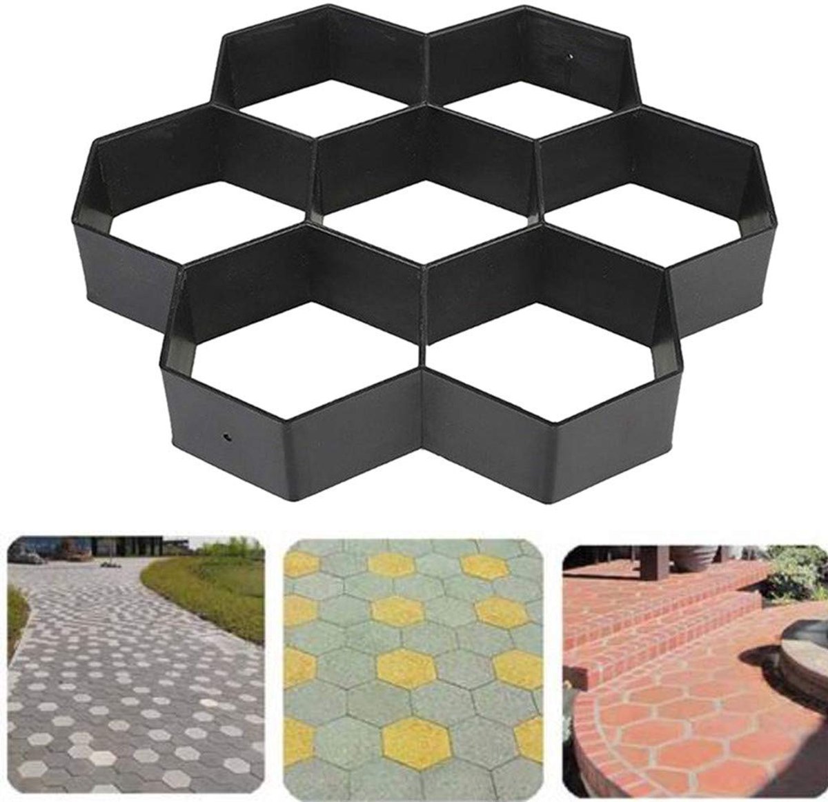 DIY Tegelvorm voor Tuinpad en Terras - Kunststof