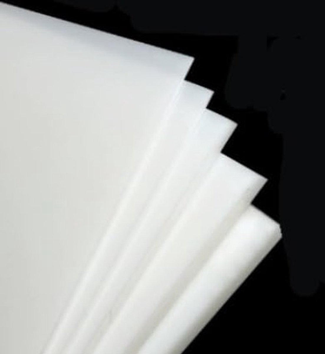 PP Kunststof Plaat - 30 x 30 cm, 10-20 mm Dik