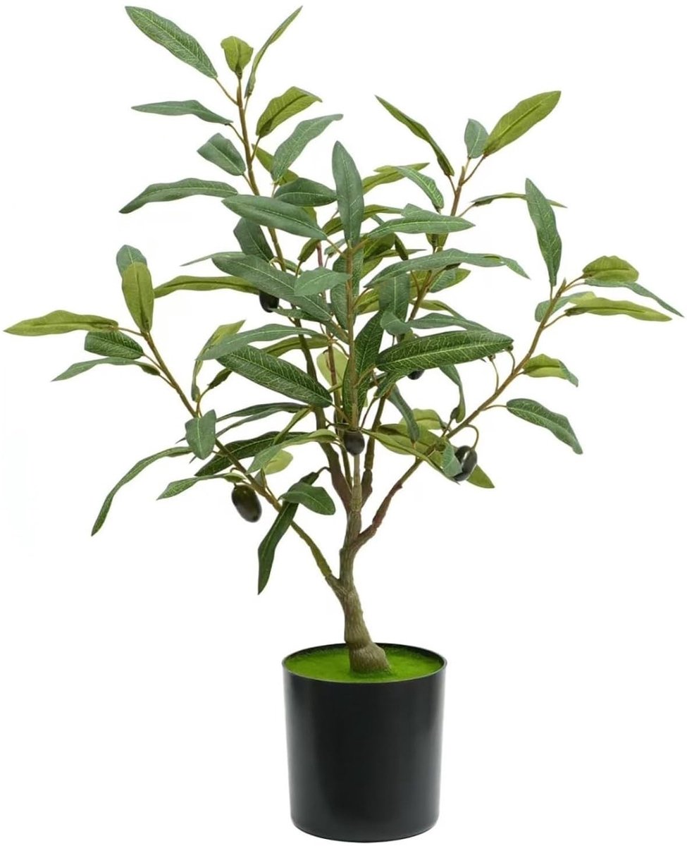 Kunstmatige Olijfboom - Realistische Potplant 50 cm