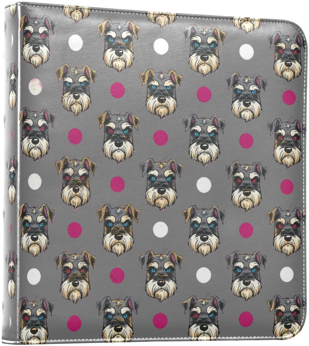 DIY Fotoalbum - Flexibele binnenpagina's - Schattige Schnauzer Hond