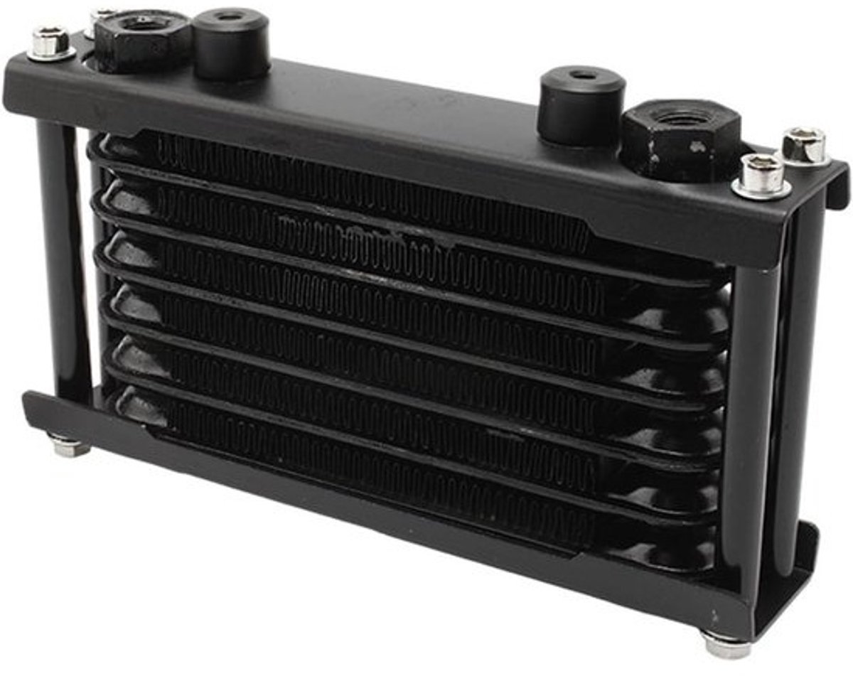 Motor Oliekoeler - Motorfiets Koeler - Motor Koelen - Hoge Hittebestendigheid - One Size - Zwart
