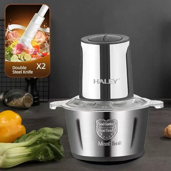 Haley Gehaktmolen - Meat Grinder - Elecktrisch - Machine - 2L - Foodprocessor - Meat Mincer - Keukenmixer - Keukenmachine — afbeelding 2