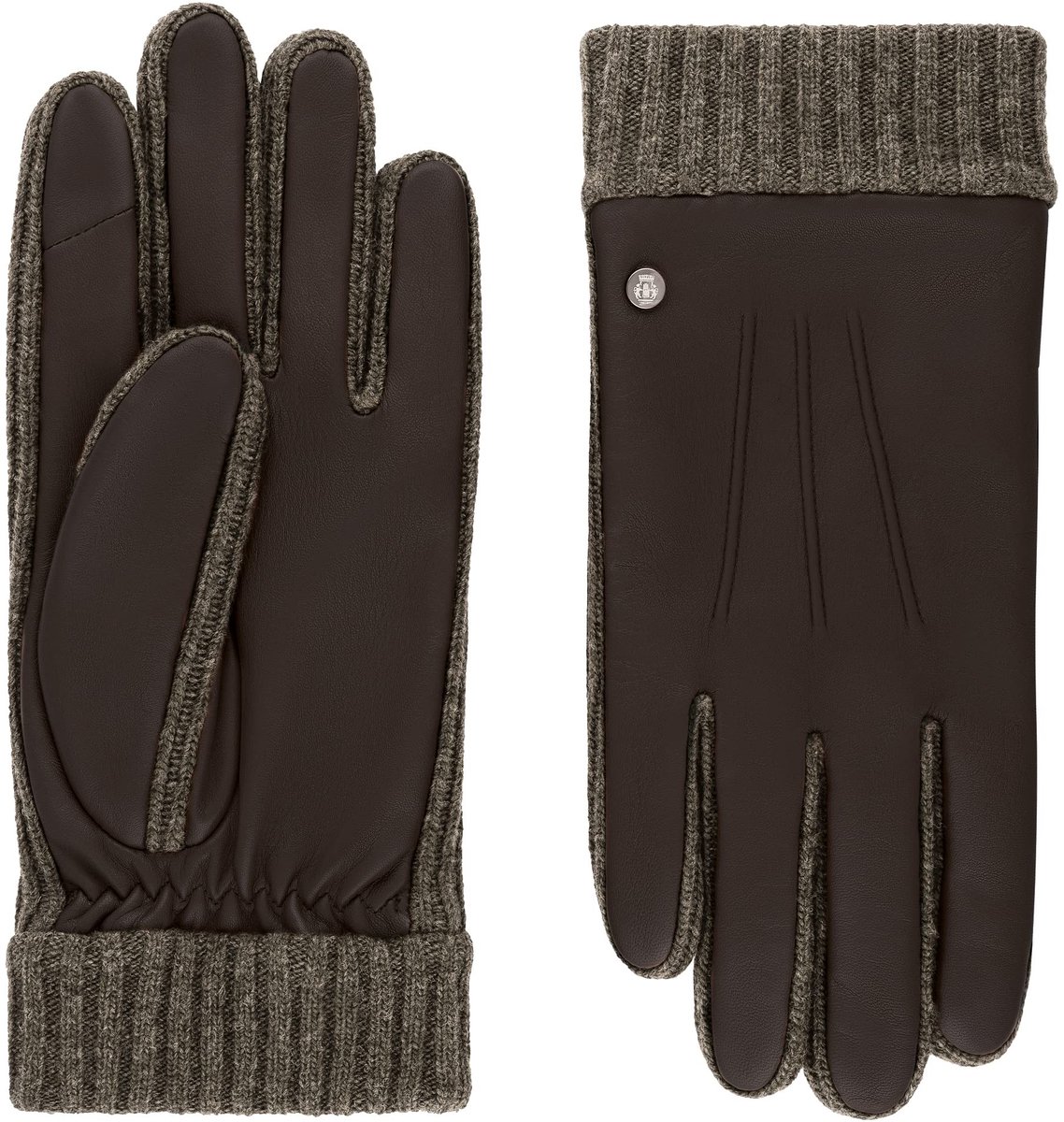 Leren Handschoenen voor Mannen - Sportief en Elegant - Koffiekleur