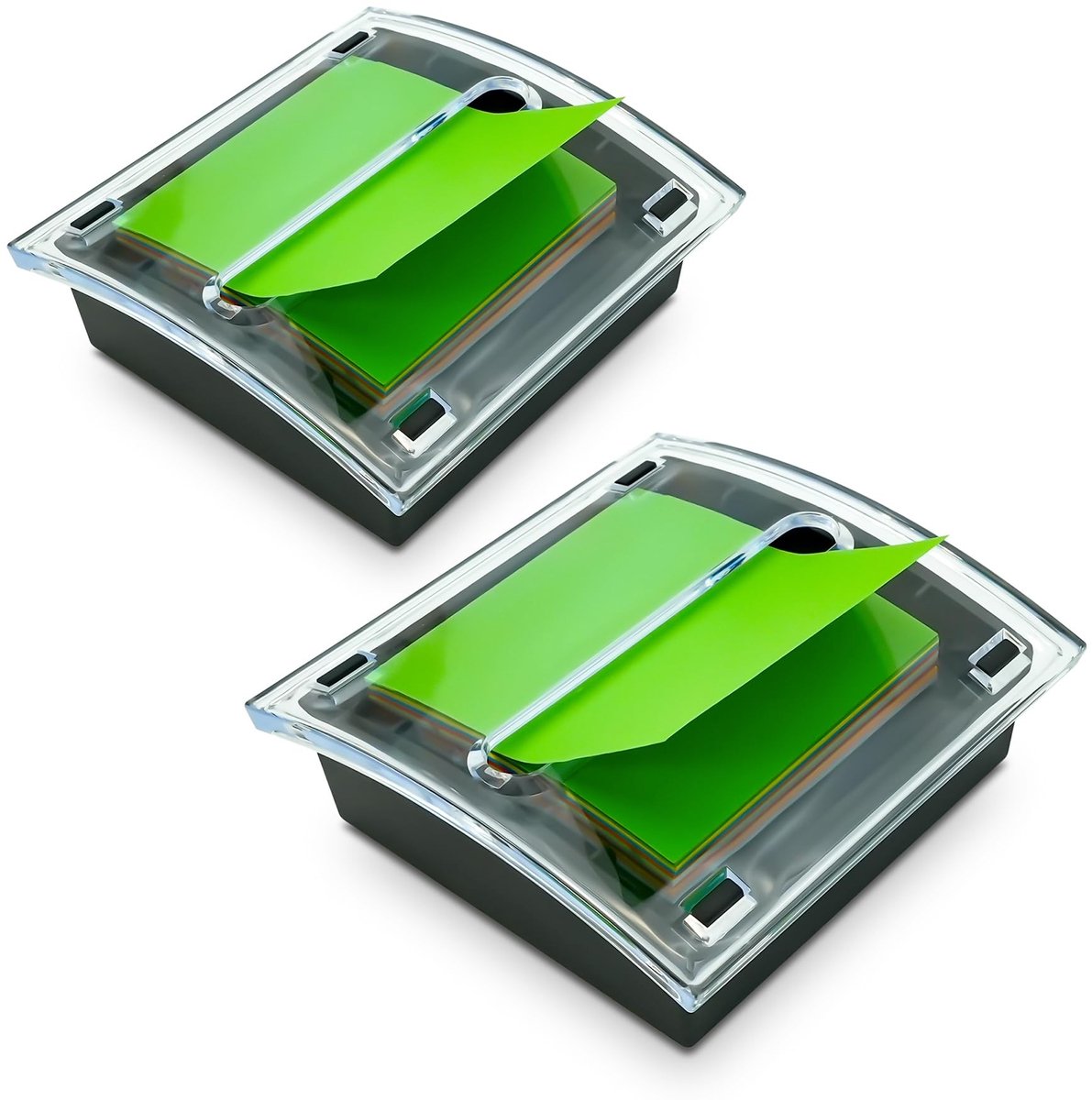 Pop Up Sticky Note Dispenser - Acryl - 2 Stuks
