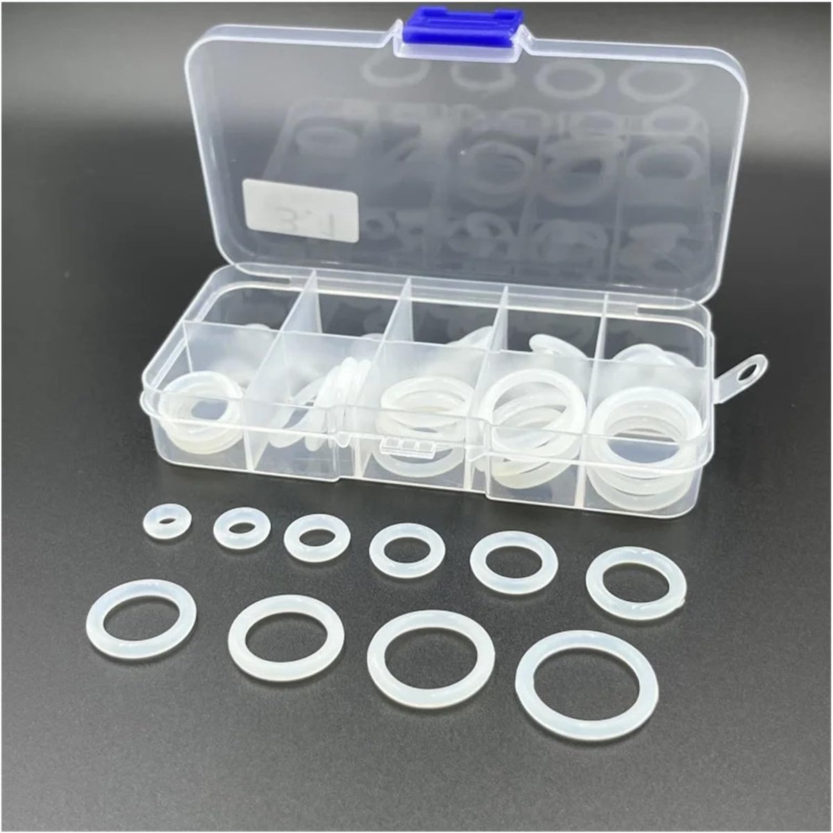 Siliconen ring pakking - waterdicht - 1,5 mm