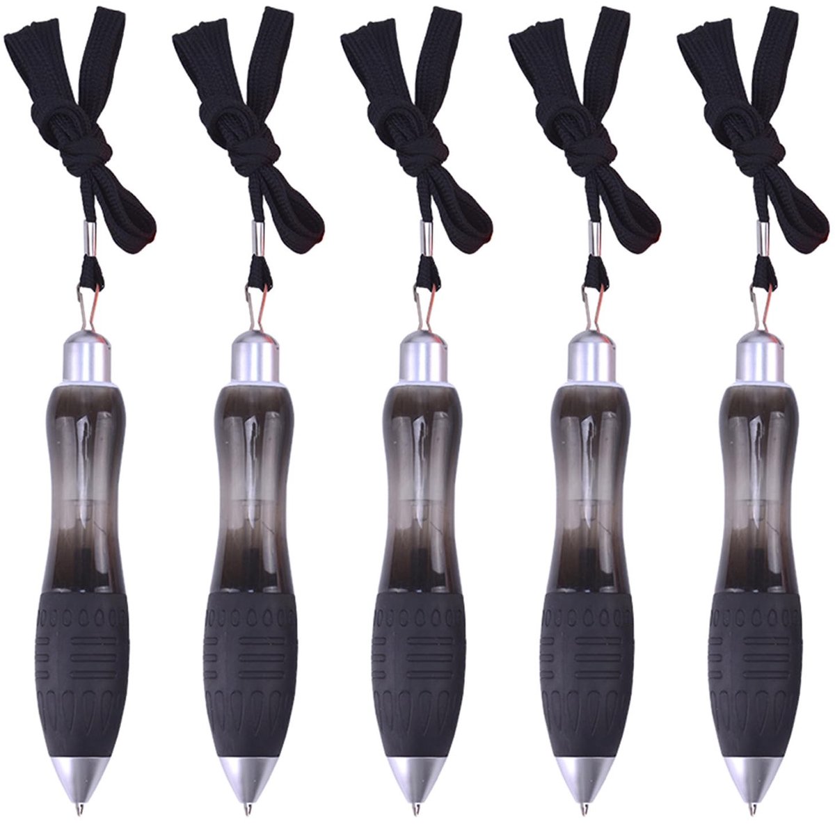 Set van 5 Balpennen - Rood, Blauw en Zwart
