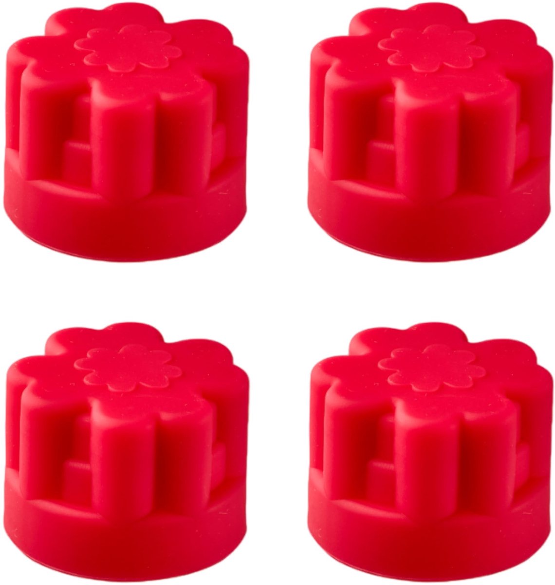 Silicone Flesopener - Handige Keukenhulpmiddelen in Bloemenvorm, 4 Stuks