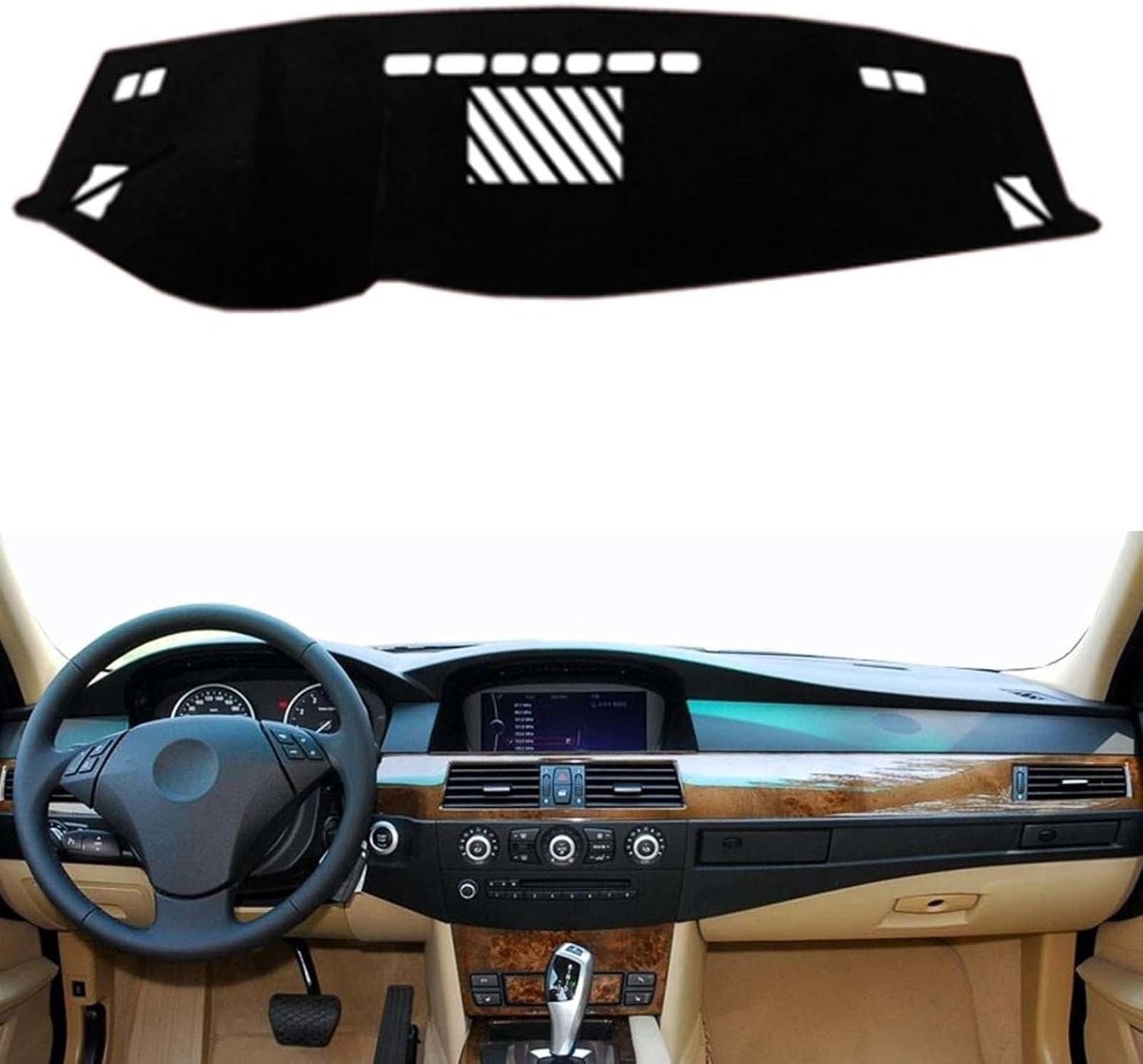 Dashboardmat voor 5er E60 - Antislip en stofdicht
