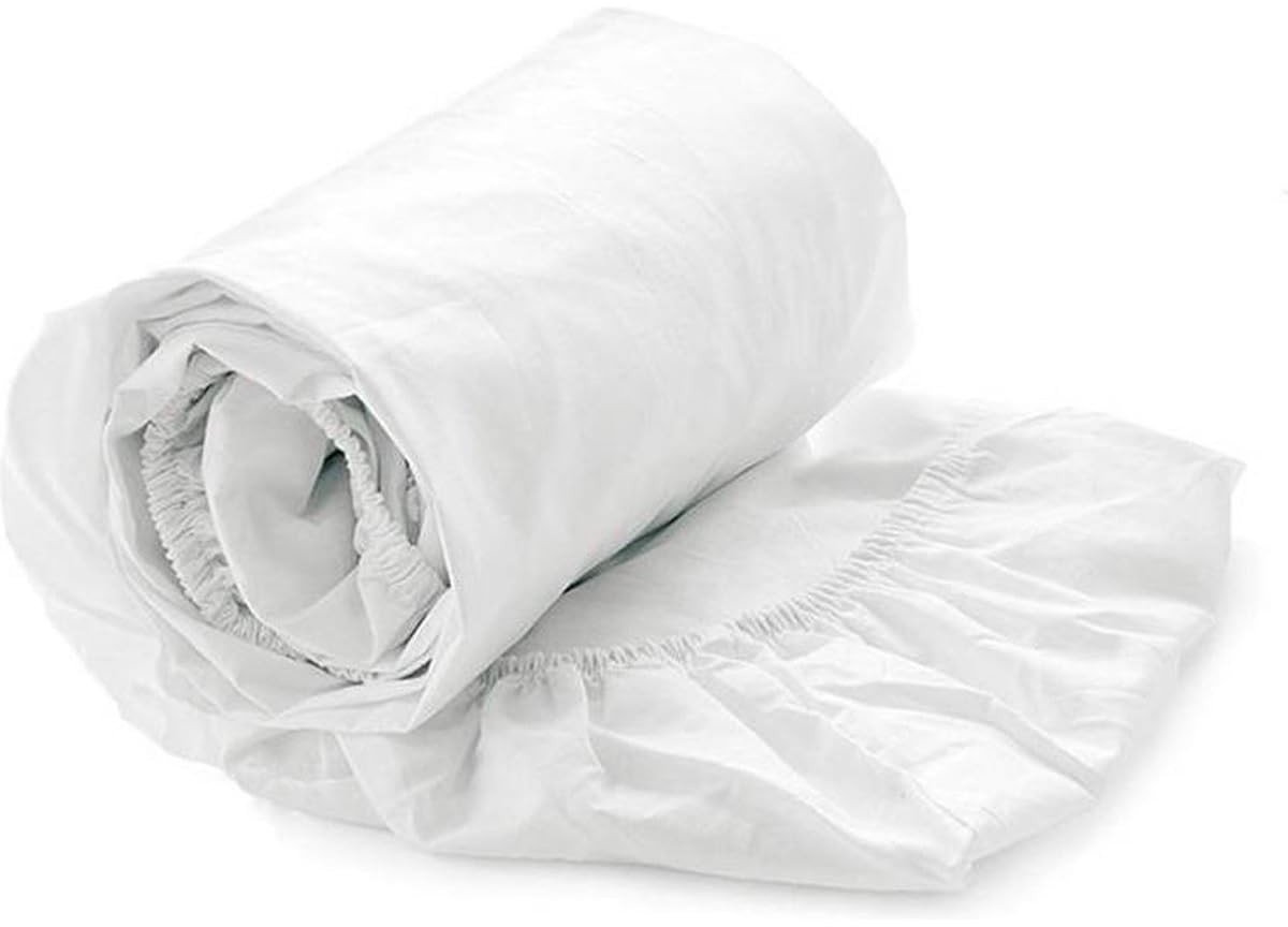 Fitted Sheet Katoen - Wit - 90x200