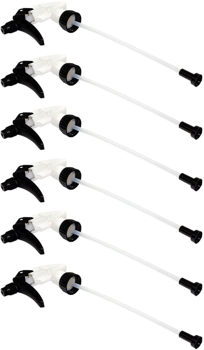 Sproeikop Set van 6 - Voor 1 Liter Fles