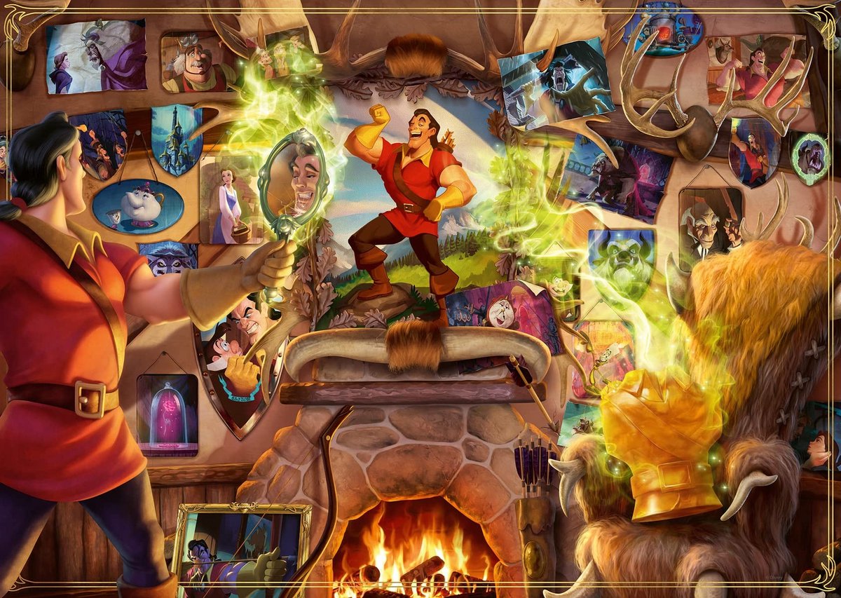 1000-Puzzel - Villainous Design met Gaston