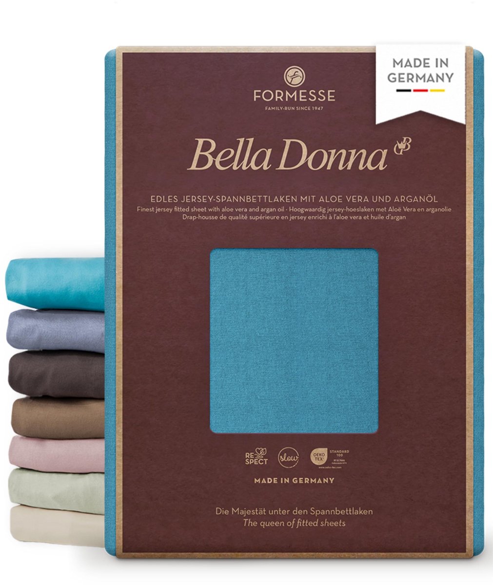 Jersey Fitted Sheet - 97% Katoen - Arktis - 90 x 190-100 x 220 cm