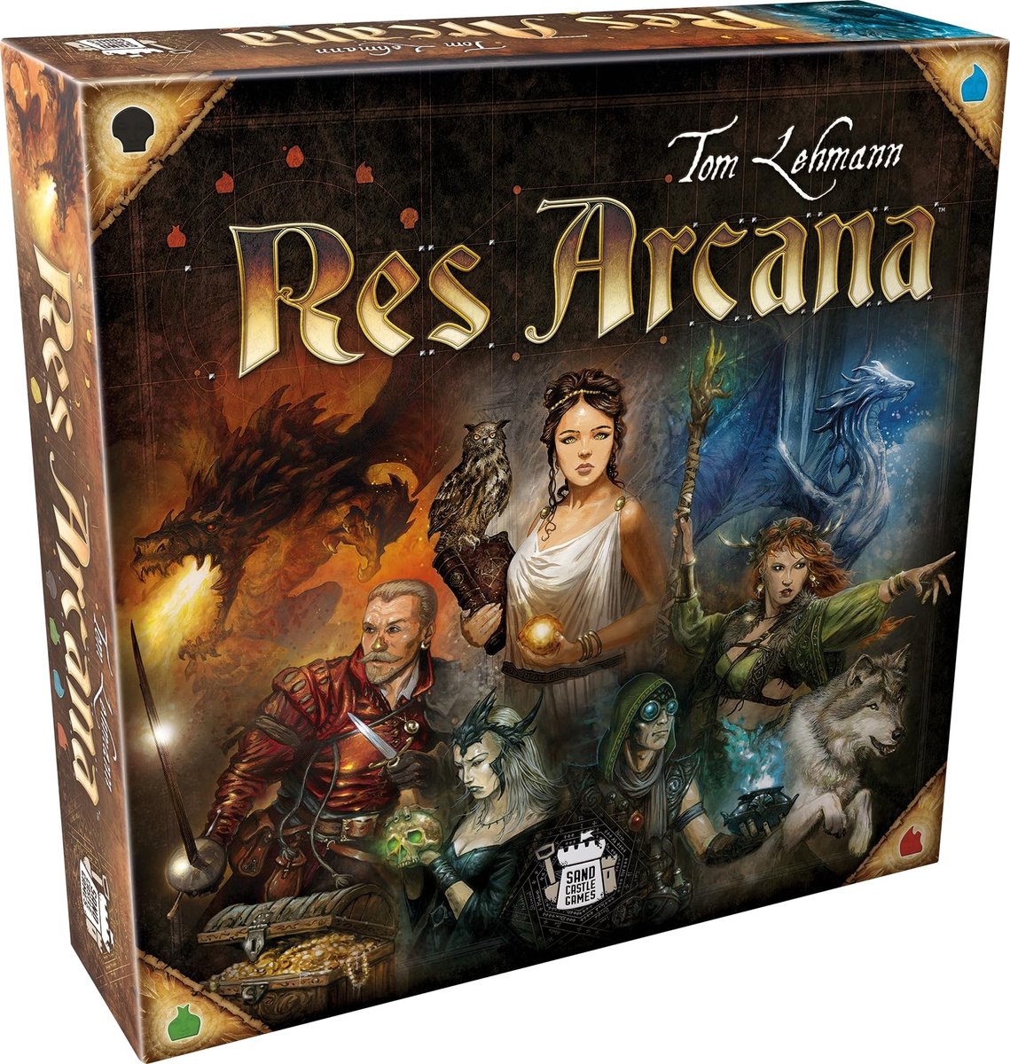 Kaartspel Res Arcana - Strategie en Fantasie - 2 tot 4 spelers