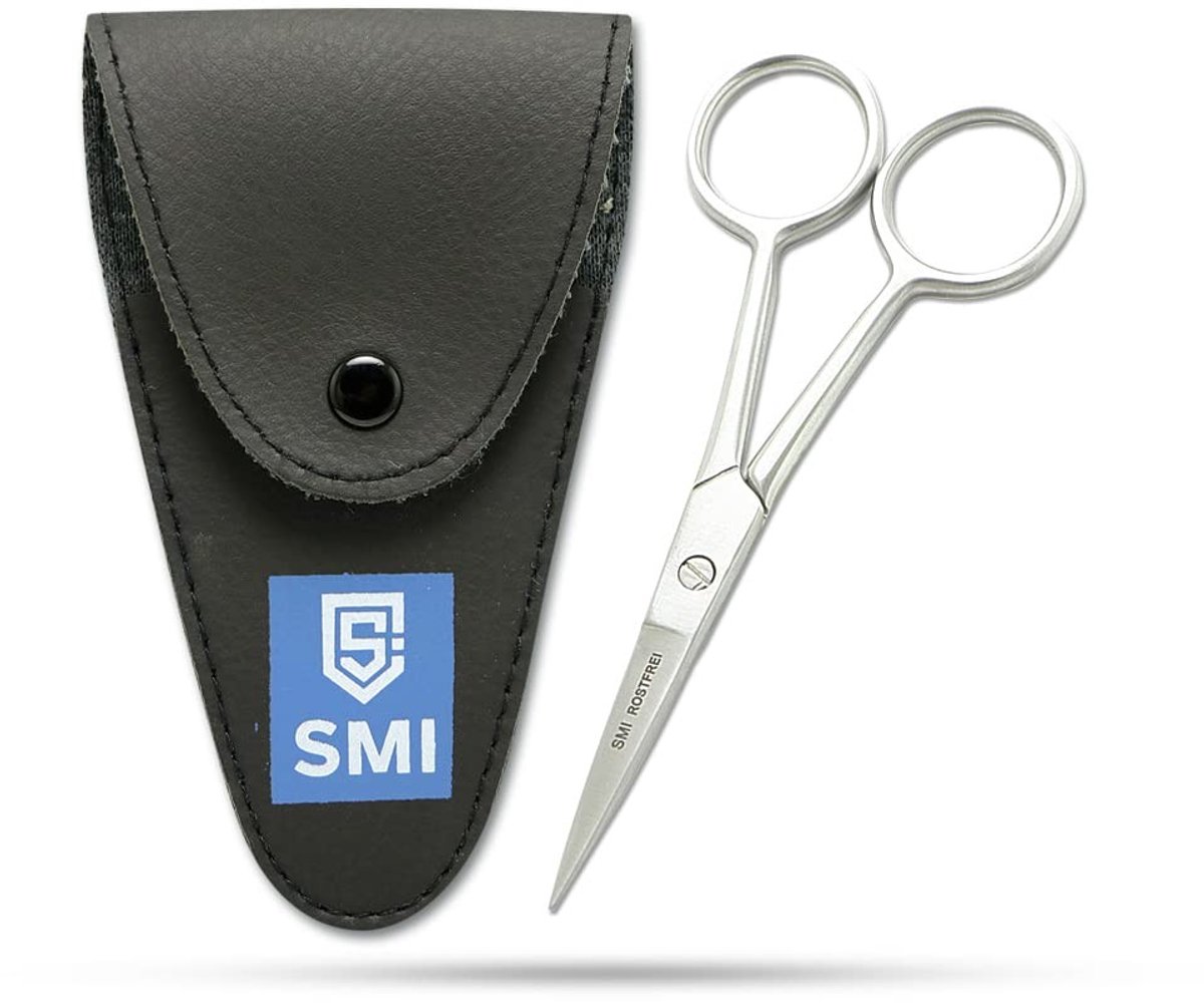 Mini Scharen voor Baard en Gezichtshaar - met Etui
