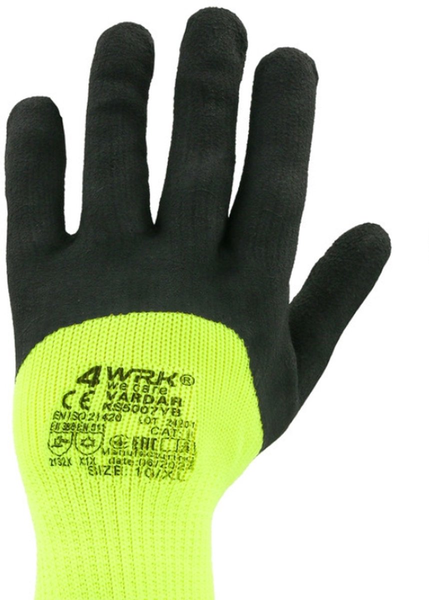winter Werkhandschoenen-Veiligheidshandschoenen-Montagehandschoenen Vardar -12 paar maat- 11/XXL