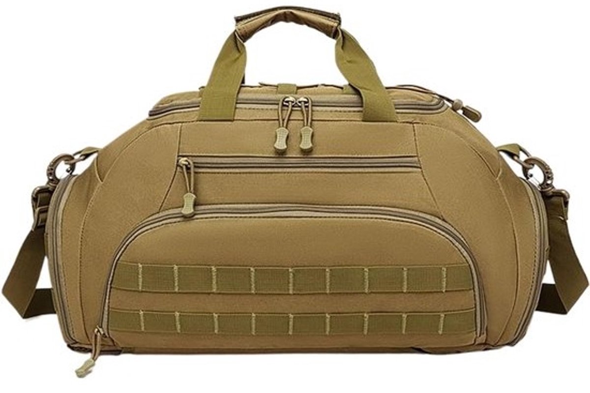 Sporttas - Reistas - Fitness en Reizen - Waterafstotend - 45L Capaciteit - Khaki